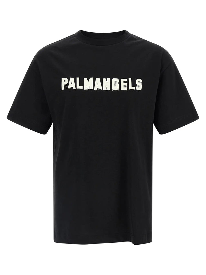 Palm Angels Sample Sale | Palm Angels Black Cotton T-Shirt - | Designer outlet