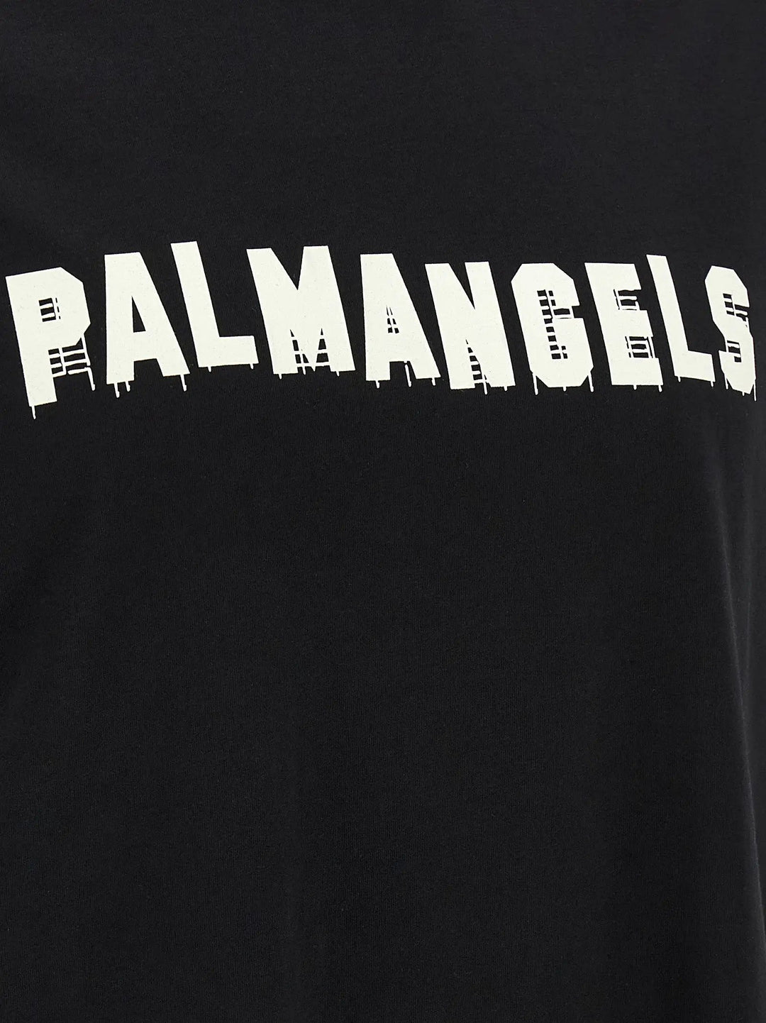 Palm Angels Sample Sale | Palm Angels Black Cotton T-Shirt - | Designer outlet