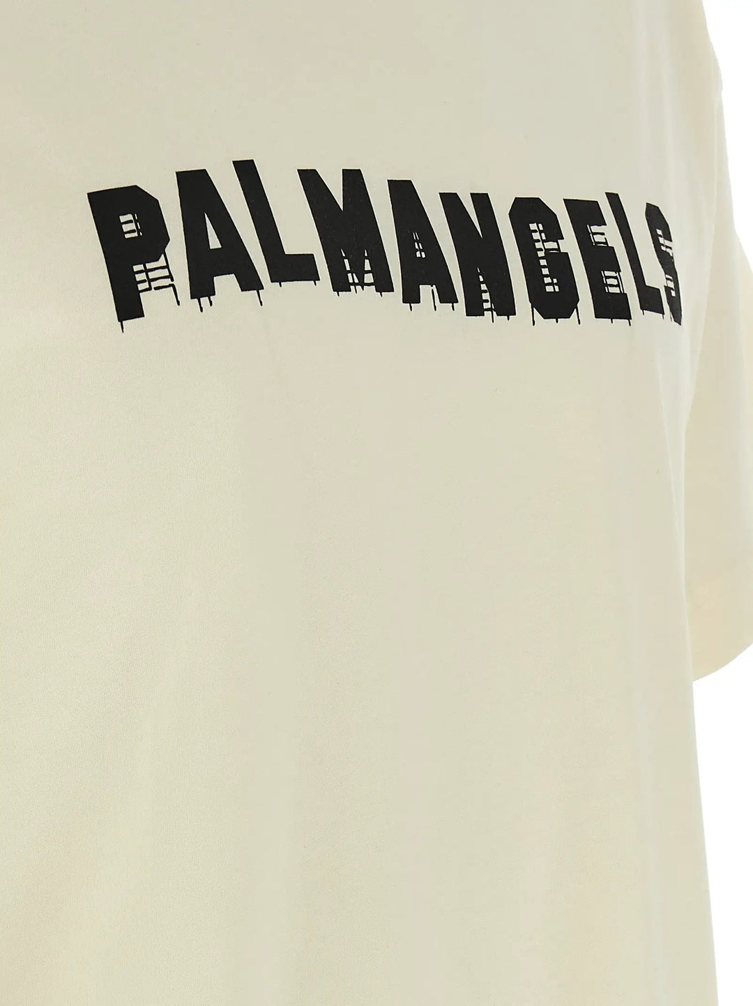 Palm Angels Sample Sale | Palm Angels White Cotton T-Shirt - | Designer outlet