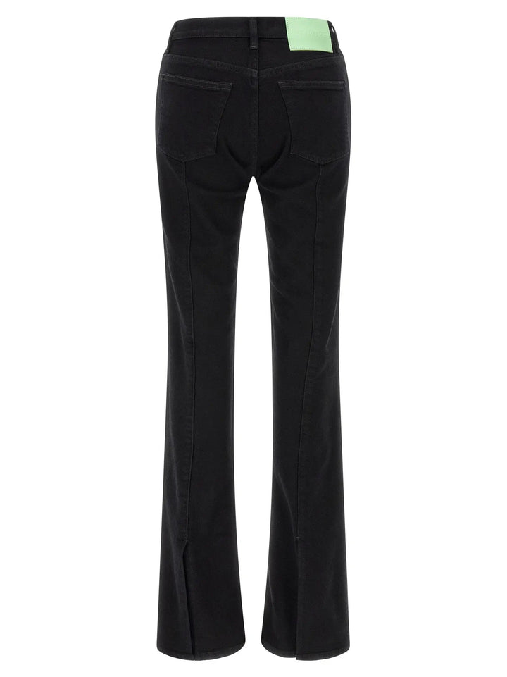 Haikure Sample Sale | Haikure Black Cotton Flared Jeans - | Designer outlet