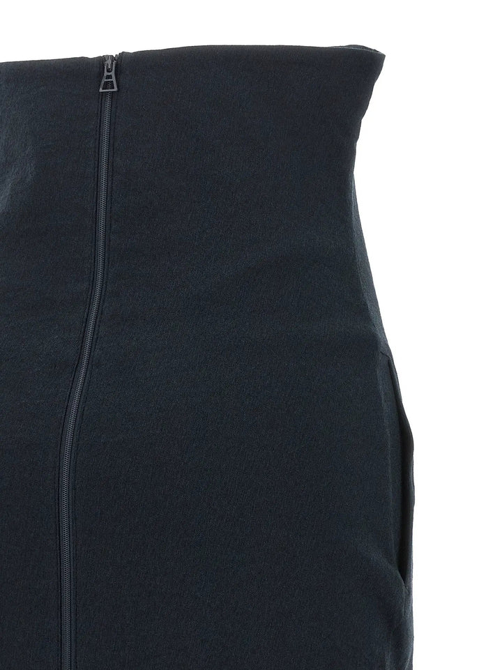 Issey Miyake Sample Sale | Issey Miyake Black Paper Mini Skirt - | Designer outlet