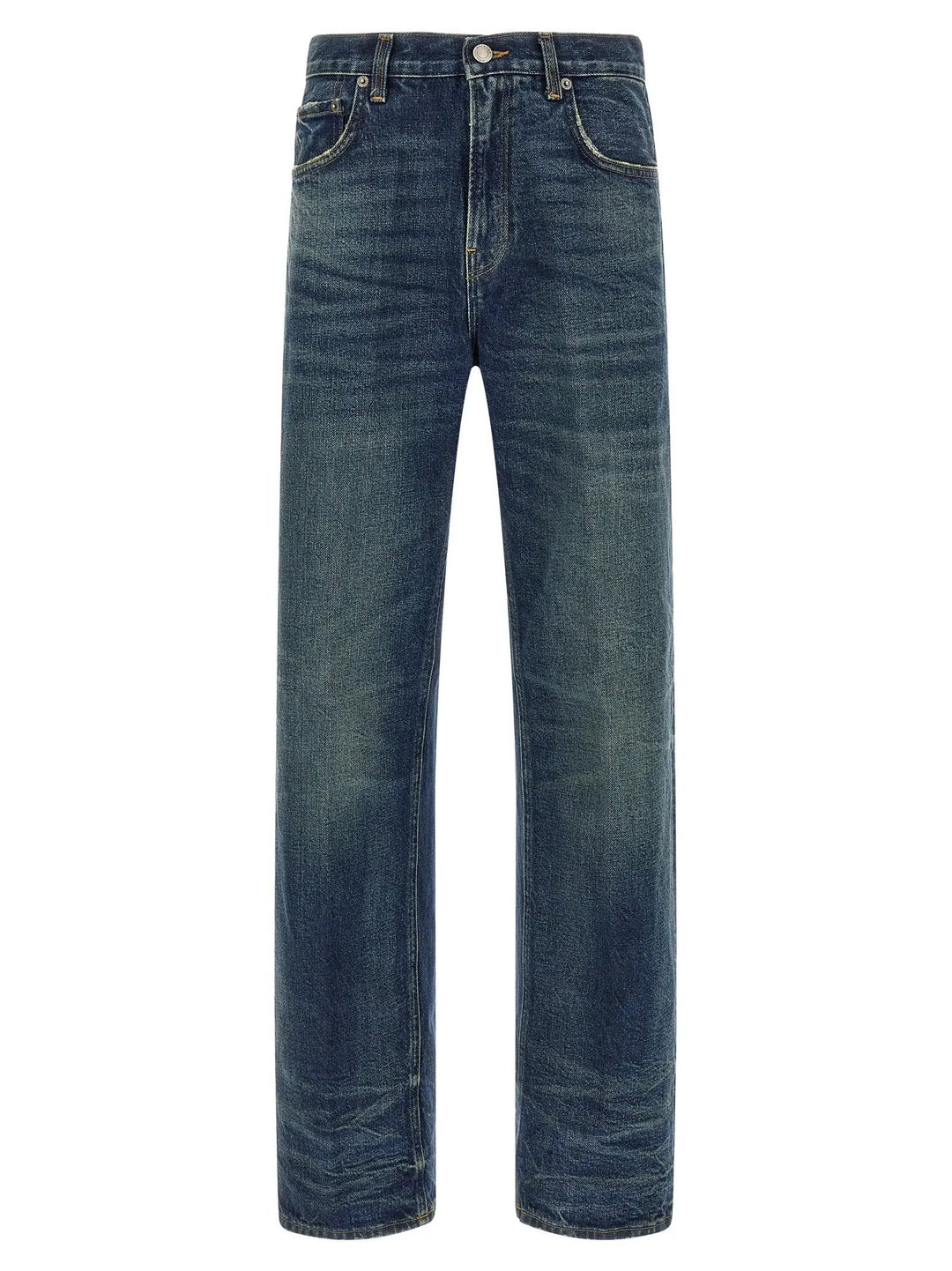 Haikure Sample Sale | Haikure Blue Cotton Relaxed Fit Jeans - | Designer outlet