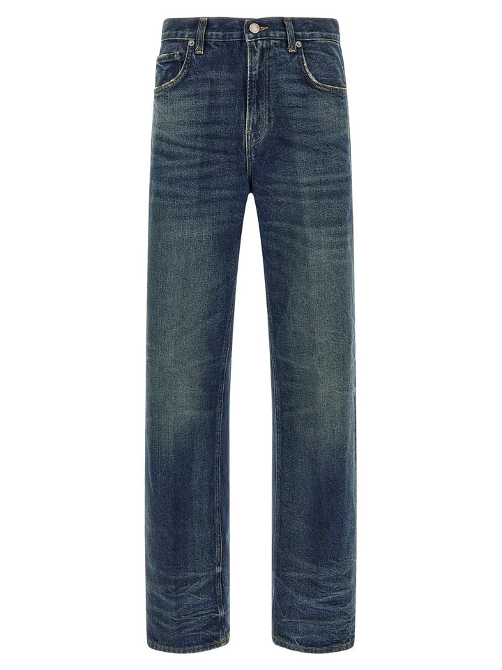 Haikure Sample Sale | Haikure Blue Cotton Relaxed Fit Jeans - | Designer outlet