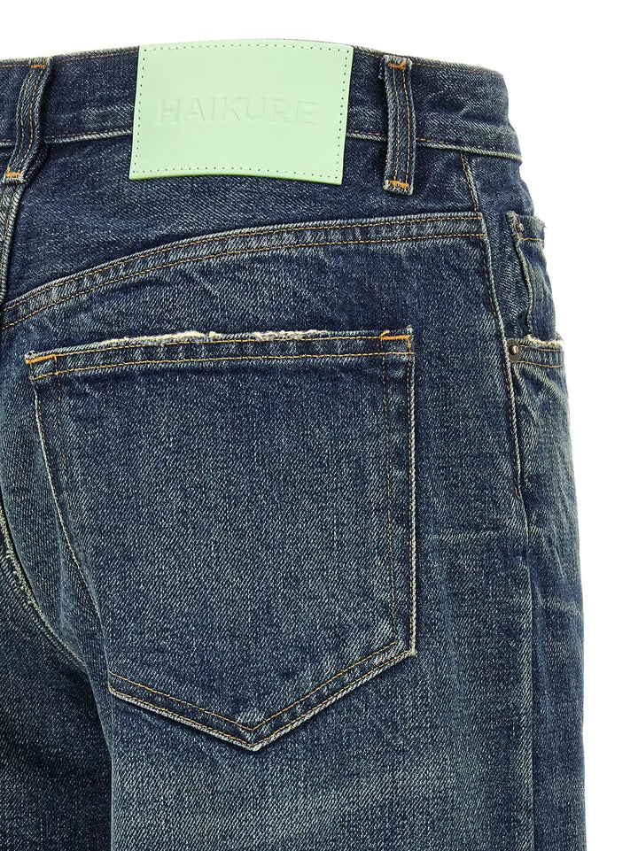 Haikure Sample Sale | Haikure Blue Cotton Relaxed Fit Jeans - | Designer outlet