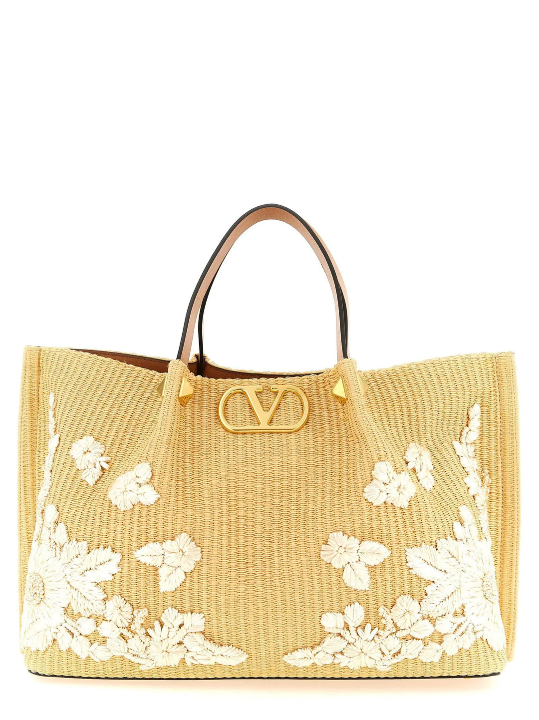 Valentino Garavani Sample Sale | Valentino Garavani Beige Cotton Tote Bag - | Designer outlet