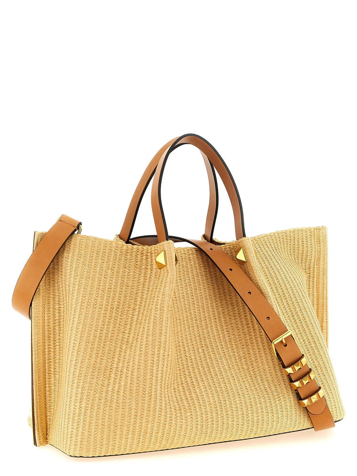 Valentino Garavani Sample Sale | Valentino Garavani Beige Cotton Tote Bag - | Designer outlet