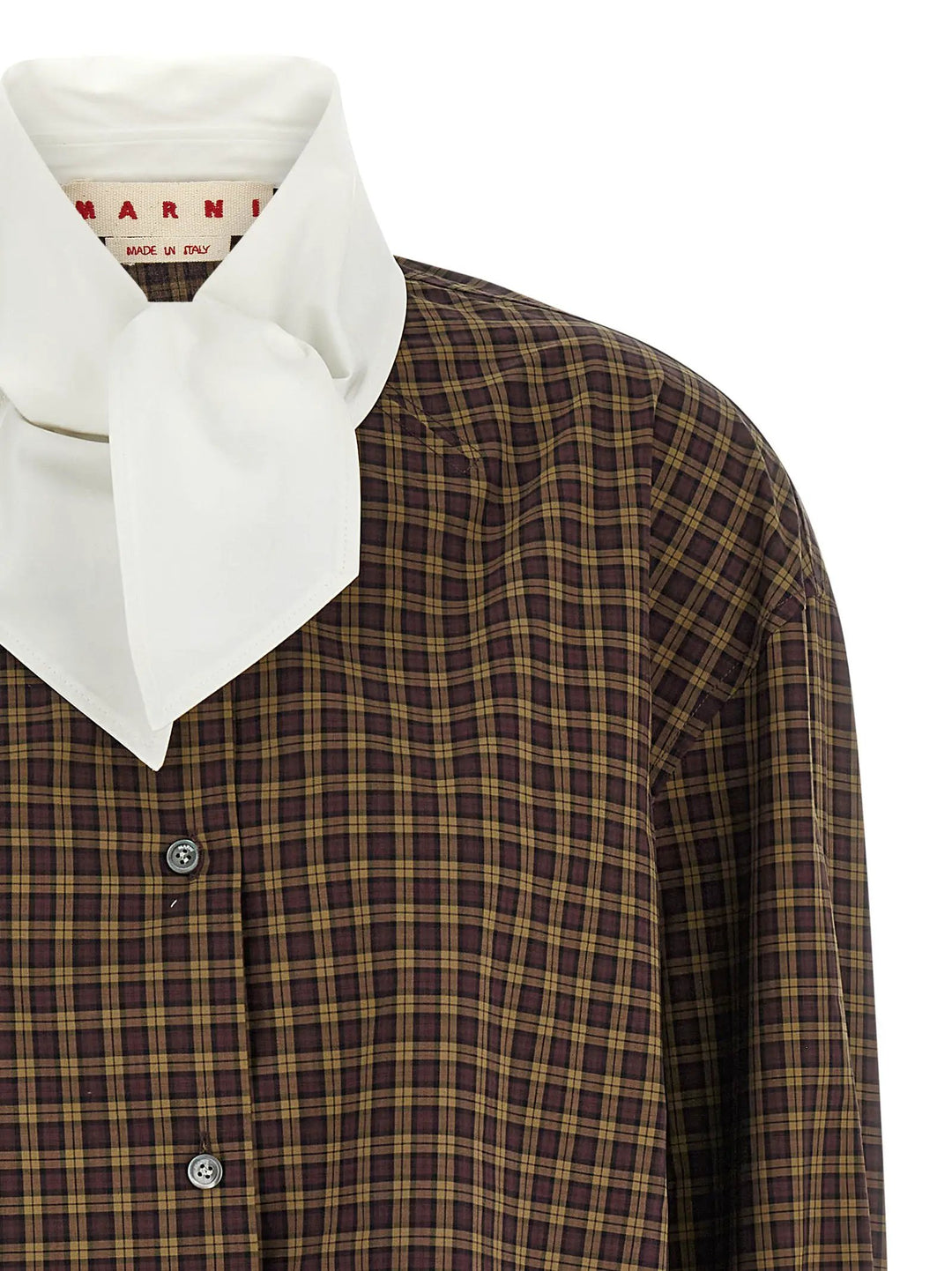 Marni Sample Sale | Marni Brown Cotton Blouse - | Designer outlet