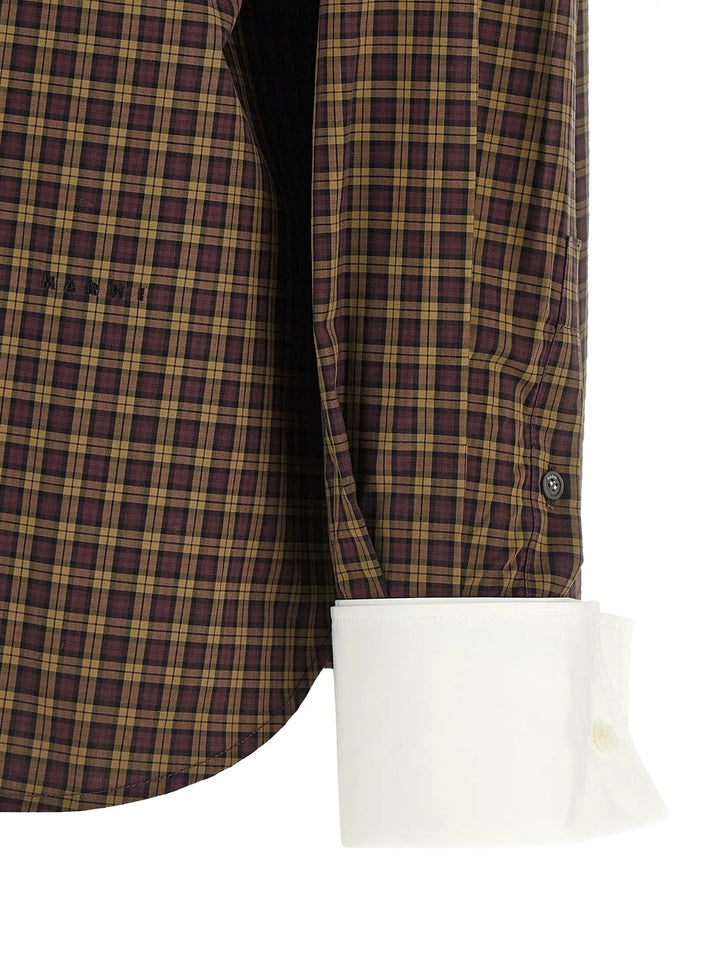 Marni Sample Sale | Marni Brown Cotton Blouse - | Designer outlet