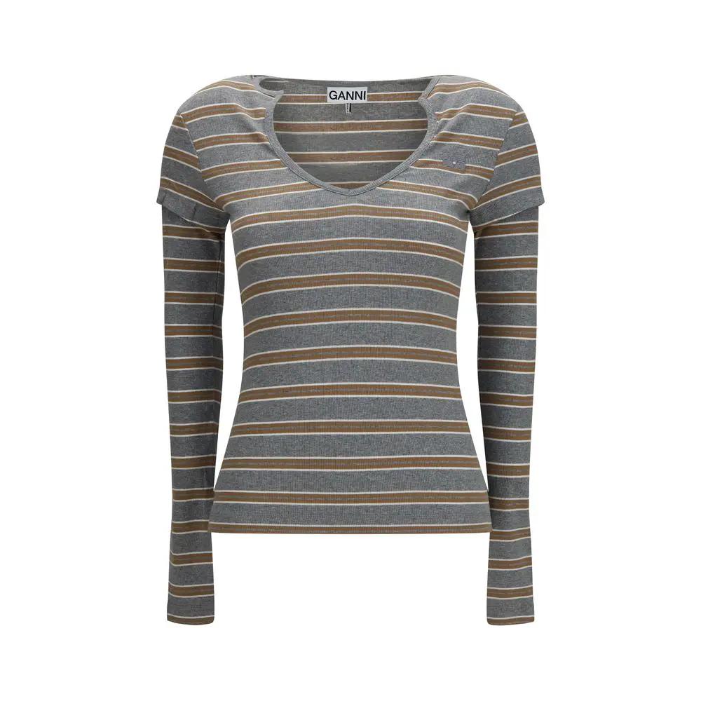 Ganni Sample Sale | Ganni Gray Cotton Sportswear - | Designer outlet