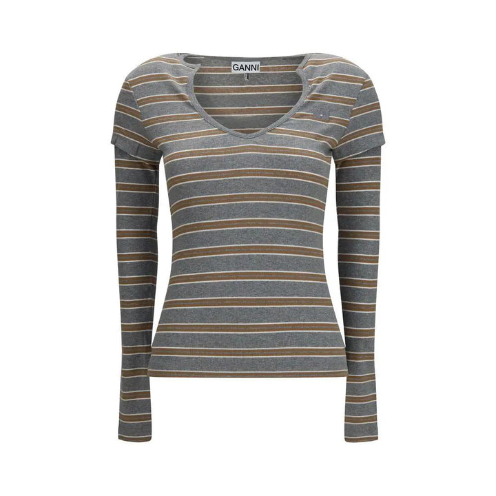 Ganni Sample Sale | Ganni Gray Cotton Sportswear - | Designer outlet