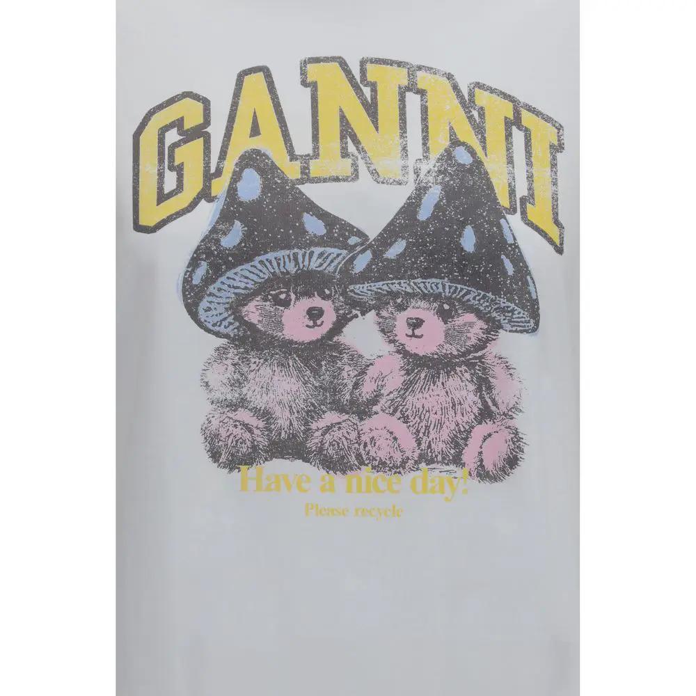 Ganni Sample Sale | Ganni White Cotton Sportswear - | Designer outlet