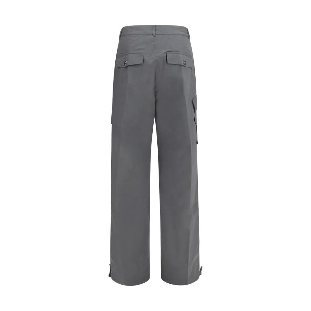 Ganni Sample Sale | Ganni Gray Cotton Cargo Pants - | Designer outlet