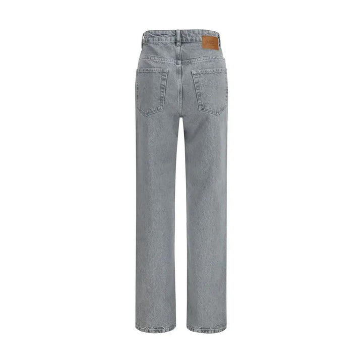 Ganni Sample Sale | Ganni Gray Cotton Straight-Leg Jeans - | Designer outlet