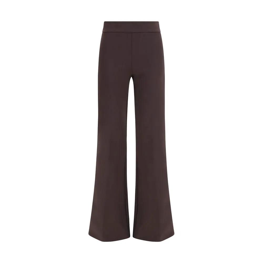 Avenue Montaigne Sample Sale | Avenue Montaigne Brown Polyamide Casual Pants - | Designer outlet