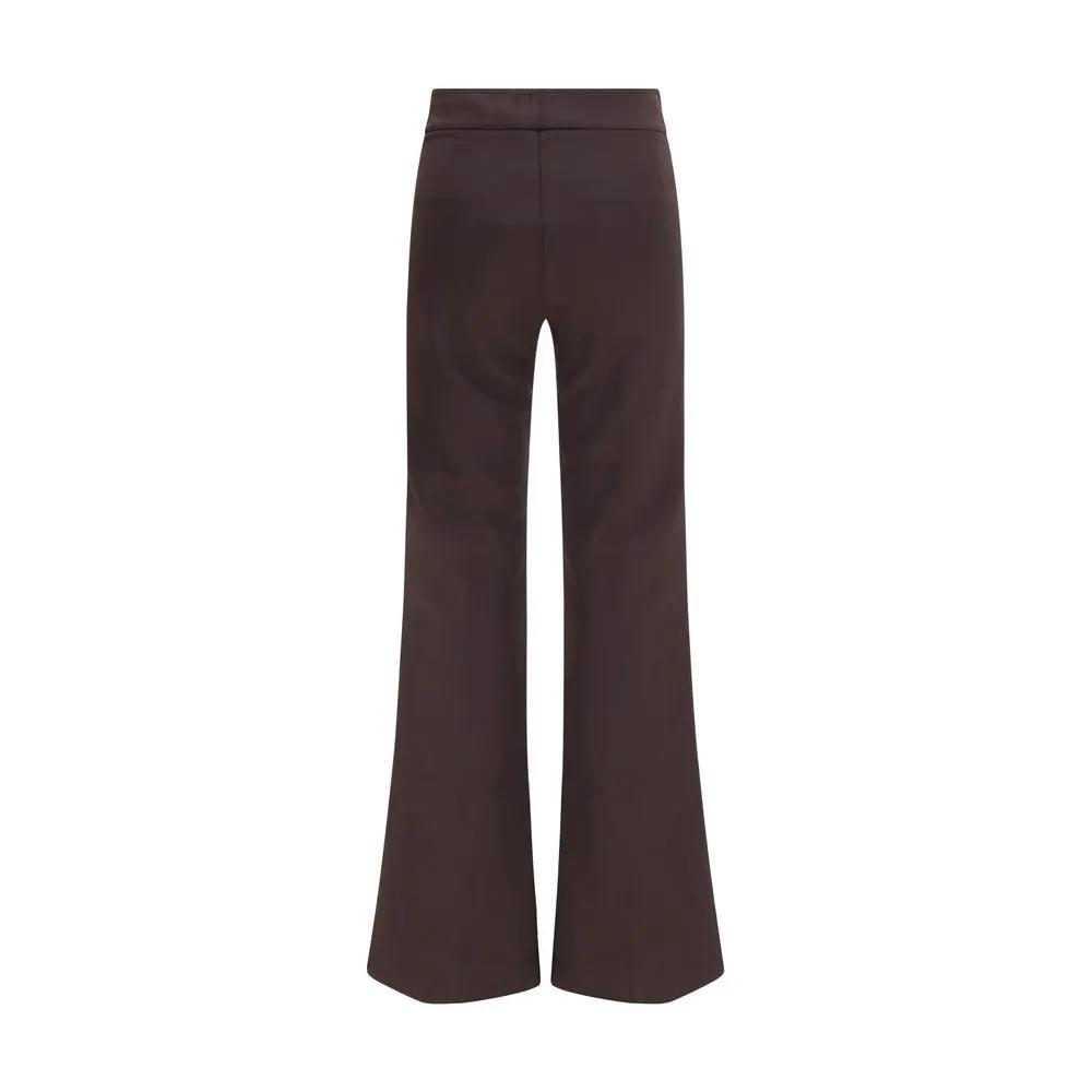 Avenue Montaigne Sample Sale | Avenue Montaigne Brown Polyamide Casual Pants - | Designer outlet