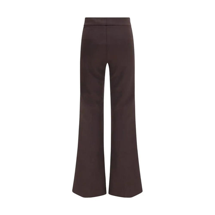 Avenue Montaigne Sample Sale | Avenue Montaigne Brown Polyamide Casual Pants - | Designer outlet