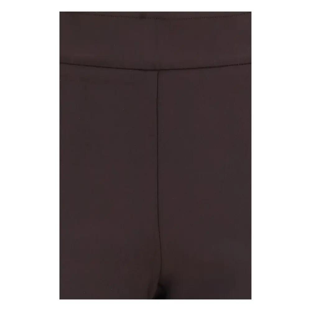Avenue Montaigne Sample Sale | Avenue Montaigne Brown Polyamide Casual Pants - | Designer outlet