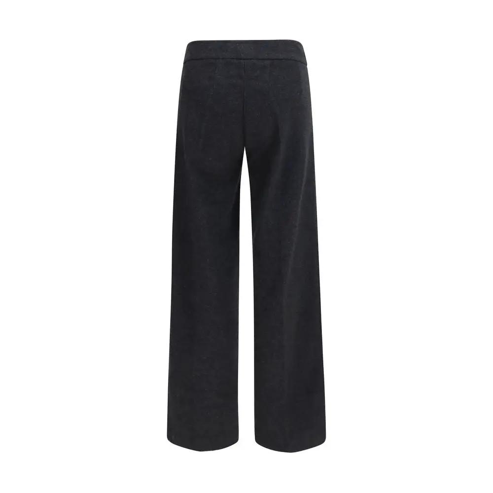 Avenue Montaigne Sample Sale | Avenue Montaigne Gray Cotton Casual Pants - | Designer outlet