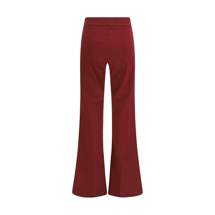 Avenue Montaigne Sample Sale | Avenue Montaigne Bordeaux Viscose Casual Pants - | Designer outlet