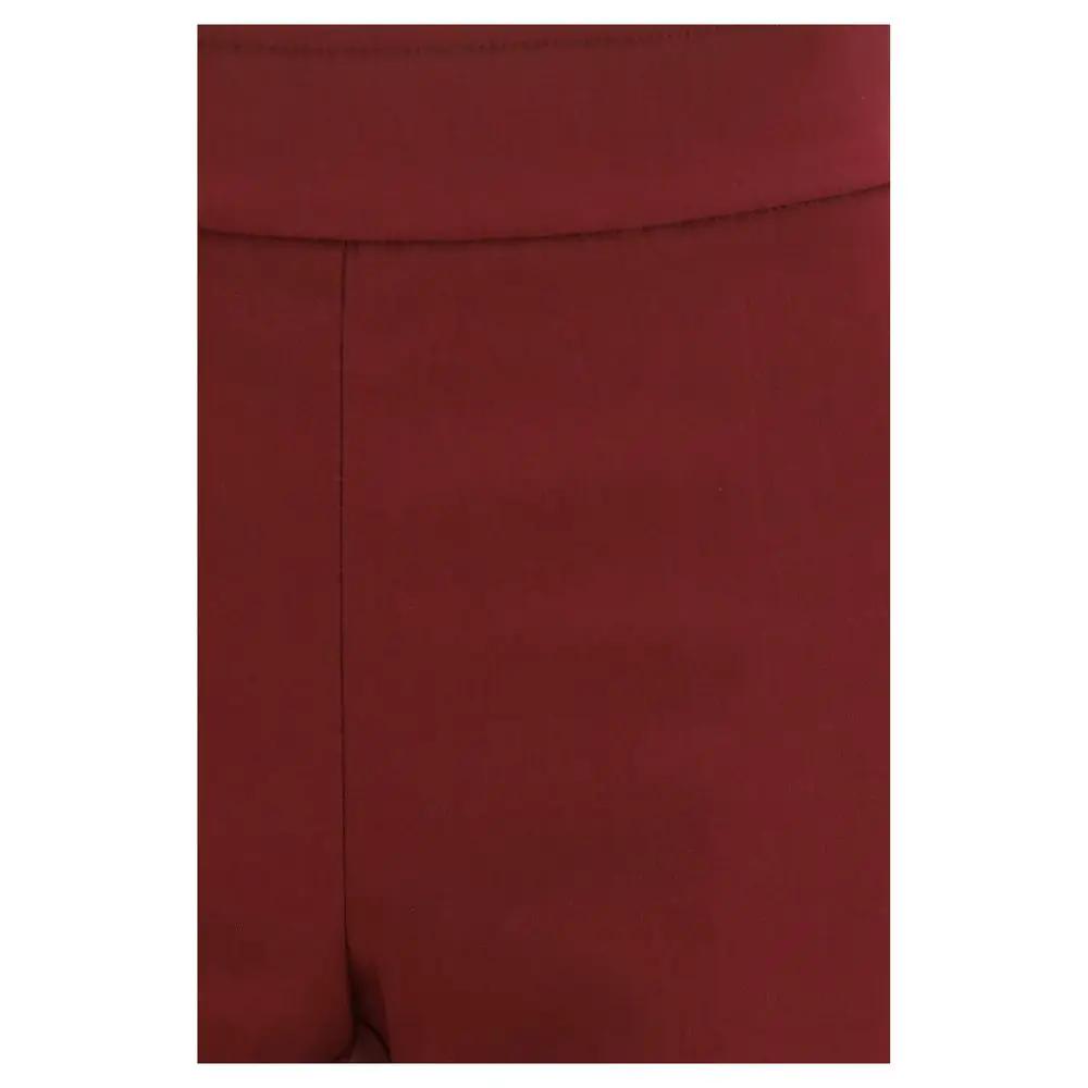 Avenue Montaigne Sample Sale | Avenue Montaigne Bordeaux Viscose Casual Pants - | Designer outlet