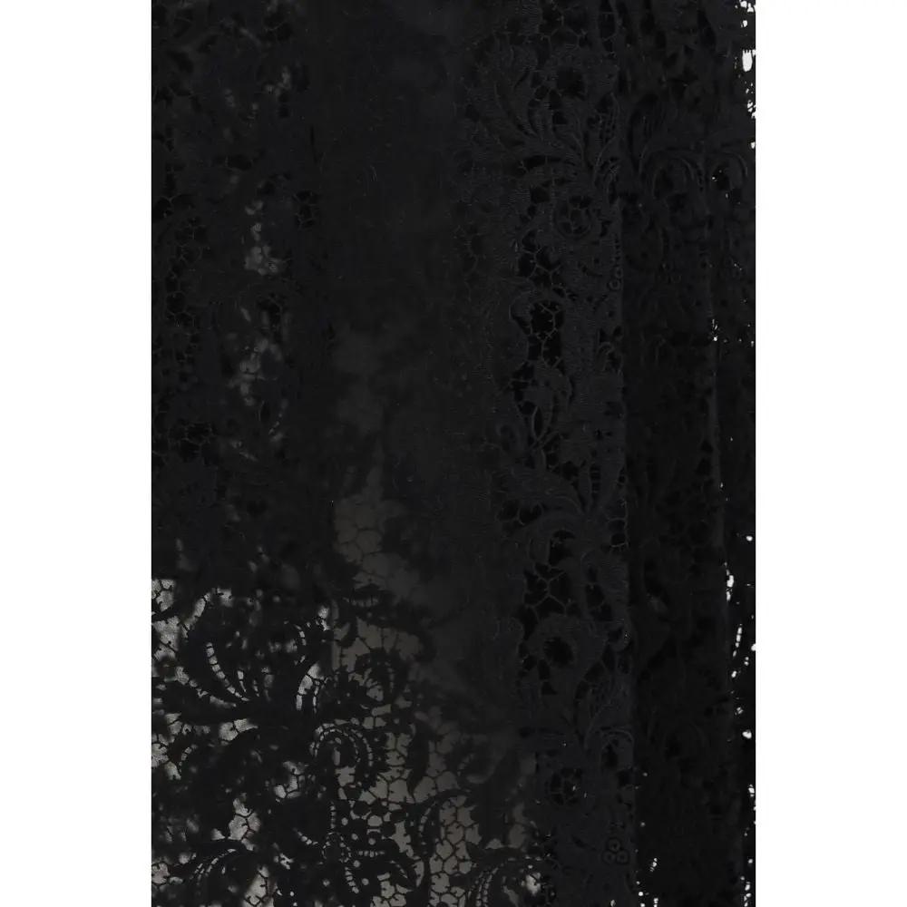 Fendi Sample Sale | Fendi Black Silk Midi Skirt - | Designer outlet