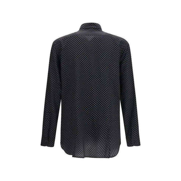 Tom Ford Sample Sale | Tom Ford Black Silk Pattern Shirt - | Designer outlet
