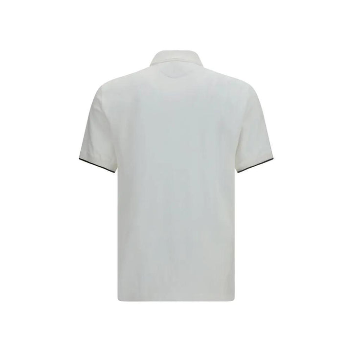 Brunello Cucinelli Sample Sale | Brunello Cucinelli White Cotton Polo Shirt - | Designer outlet