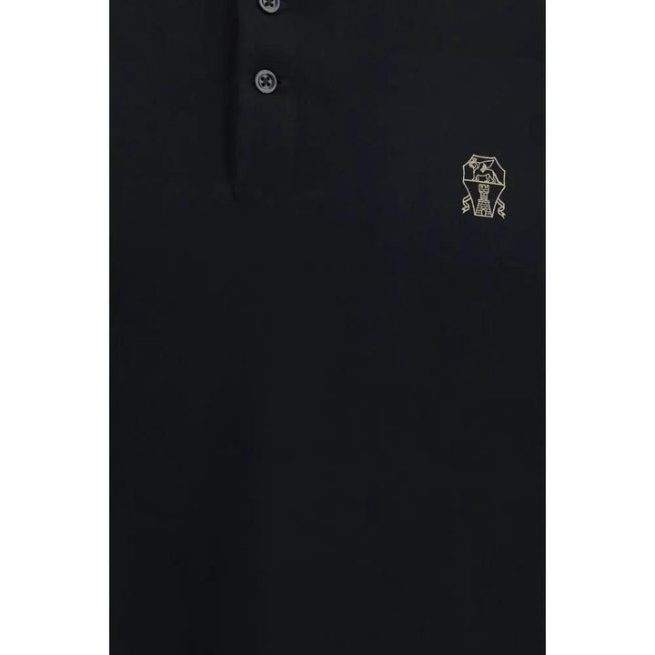 Brunello Cucinelli Sample Sale | Brunello Cucinelli Black Cotton Polo Shirt - | Designer outlet