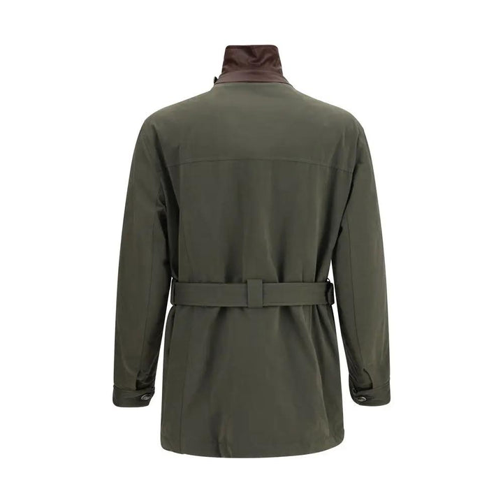 Brunello Cucinelli Sample Sale | Brunello Cucinelli Bicolor Cotton Full-Length Jacket - | Designer outlet
