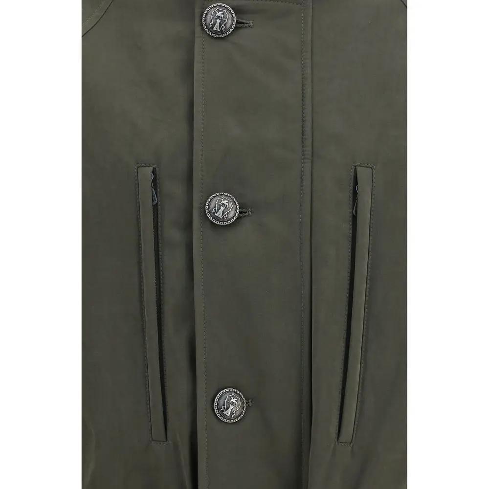 Brunello Cucinelli Sample Sale | Brunello Cucinelli Bicolor Cotton Full-Length Jacket - | Designer outlet