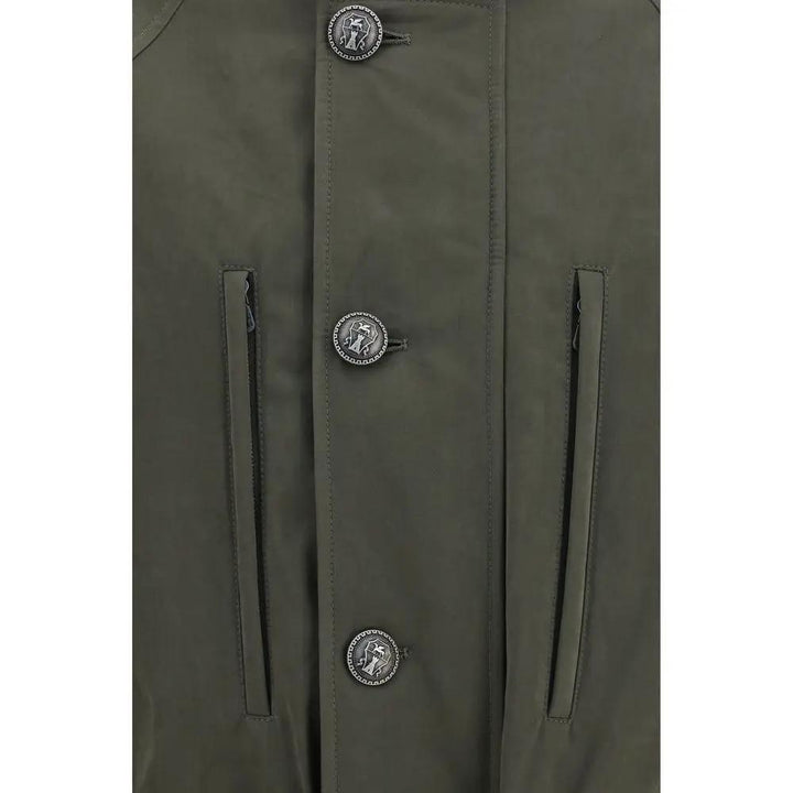 Brunello Cucinelli Sample Sale | Brunello Cucinelli Bicolor Cotton Full-Length Jacket - | Designer outlet