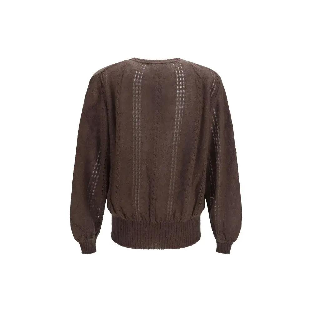 Magliano Sample Sale | Magliano Brown Mohair Cardigan - | Designer outlet