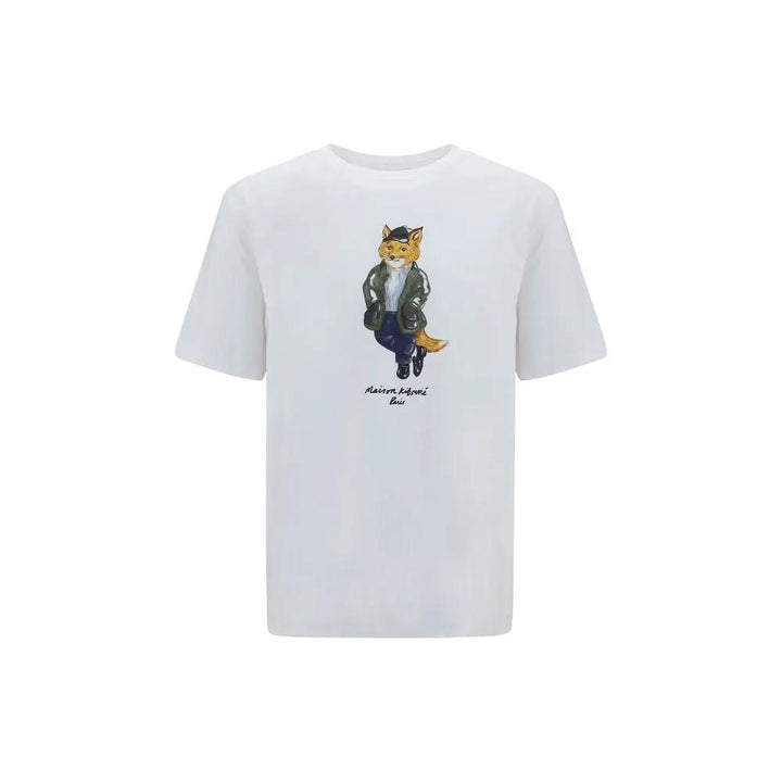 Maison Kitsuné Sample Sale | Maison Kitsuné White Cotton T-Shirt - | Designer outlet