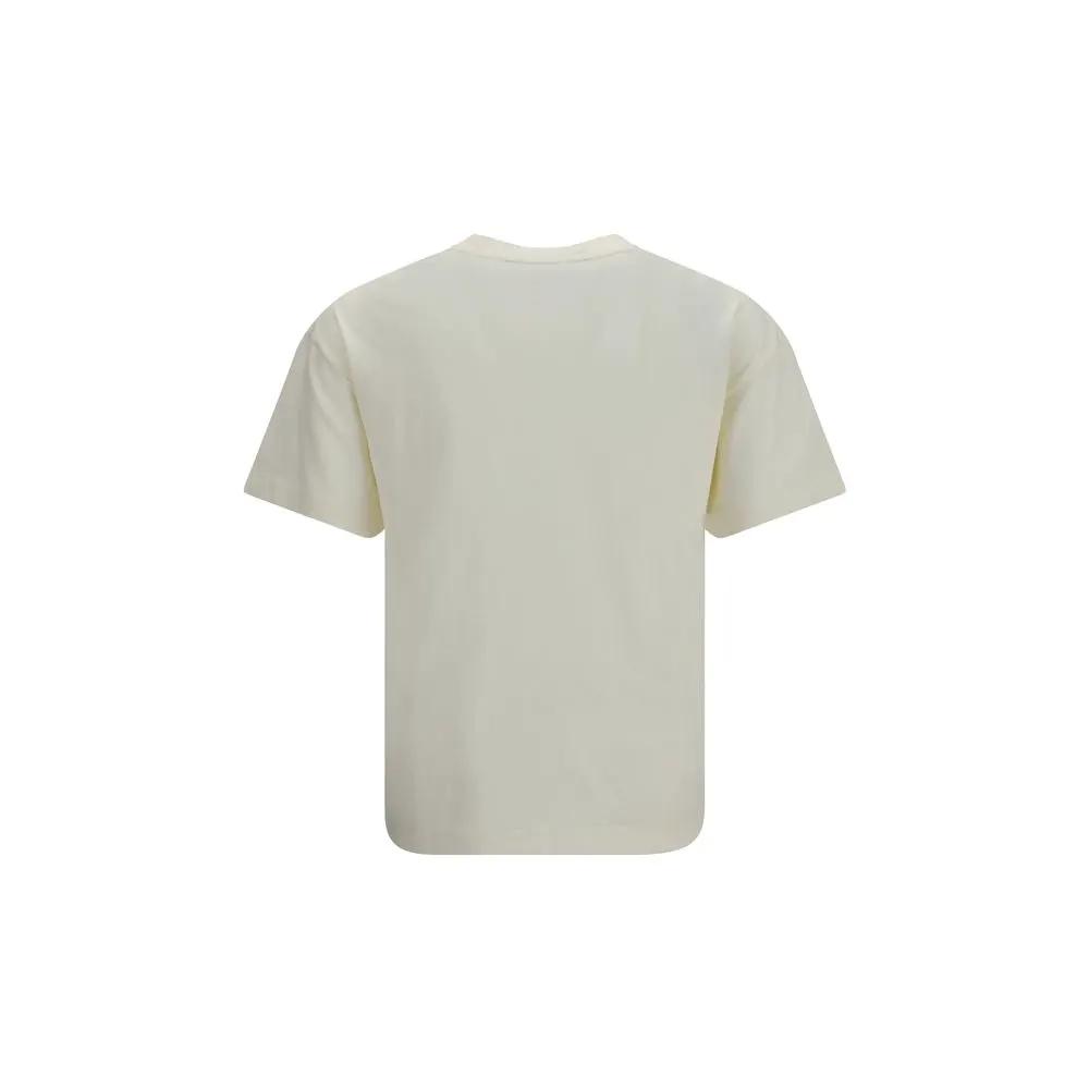Palm Angels Sample Sale | Palm Angels Beige Cotton T-Shirt - | Designer outlet