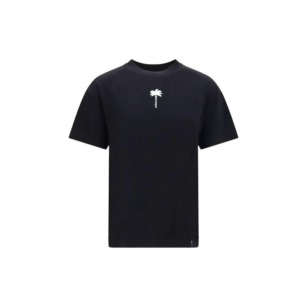 Palm Angels Sample Sale | Palm Angels Black Cotton T-Shirt - | Designer outlet