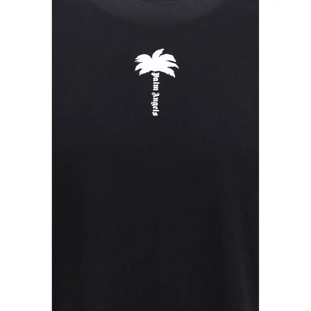 Palm Angels Sample Sale | Palm Angels Black Cotton T-Shirt - | Designer outlet