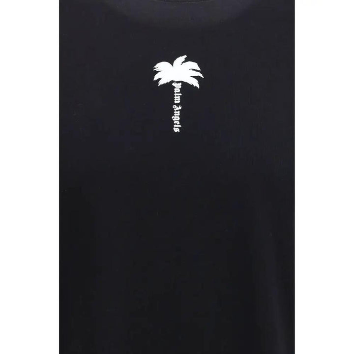 Palm Angels Sample Sale | Palm Angels Black Cotton T-Shirt - | Designer outlet