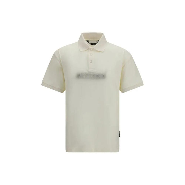 Palm Angels Sample Sale | Palm Angels Beige Cotton Polo Shirt - | Designer outlet
