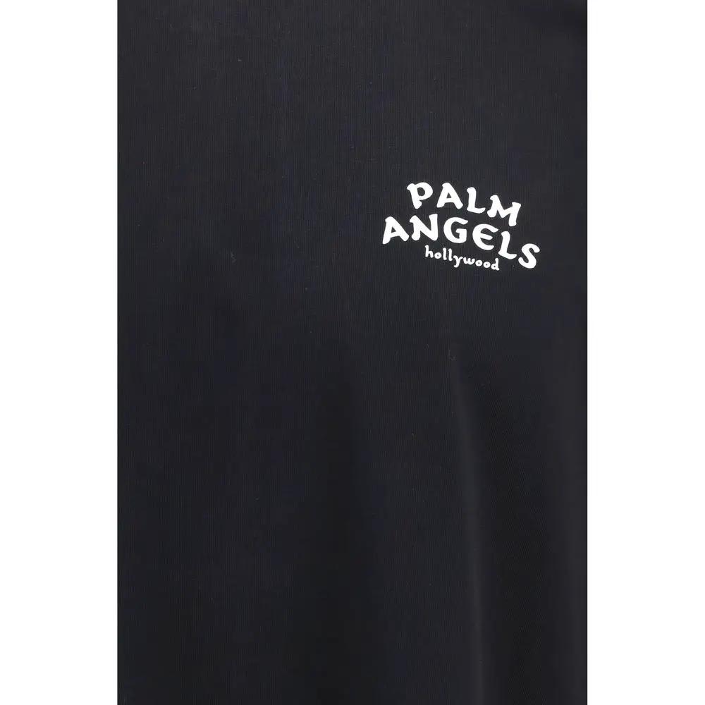 Palm Angels Sample Sale | Palm Angels Black Cotton T-Shirt - | Designer outlet
