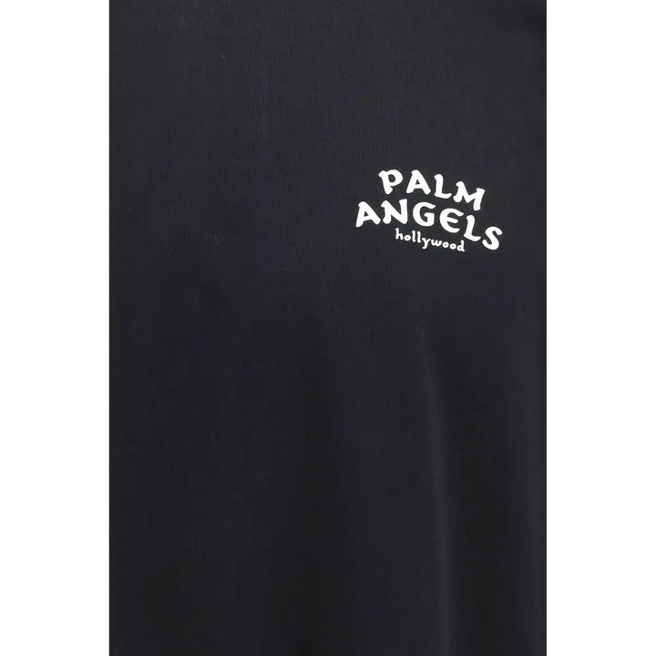 Palm Angels Sample Sale | Palm Angels Black Cotton T-Shirt - | Designer outlet