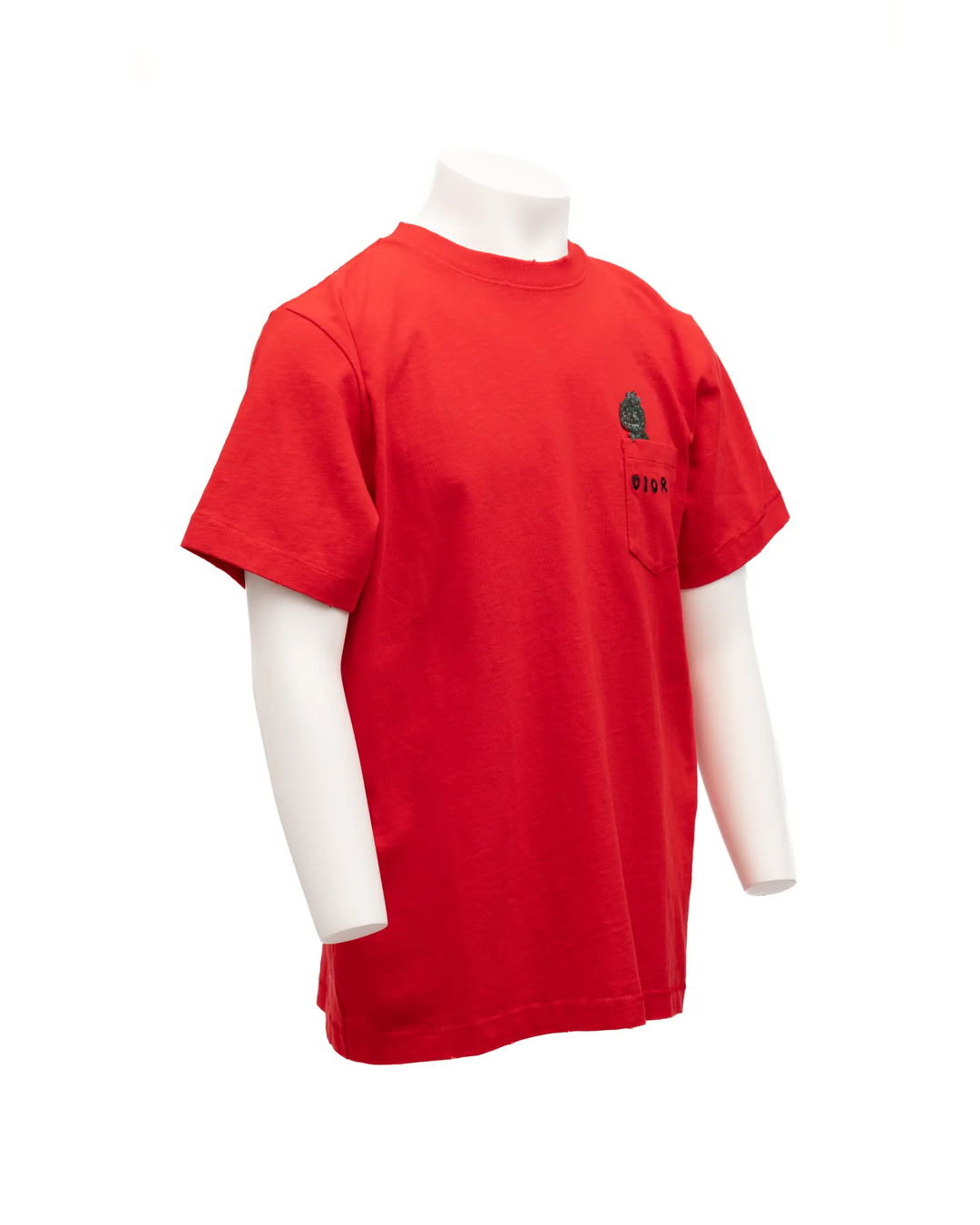 Dior Sample Sale | Dior Red Cotton T-Shirts Crew Neck - | Designer outlet