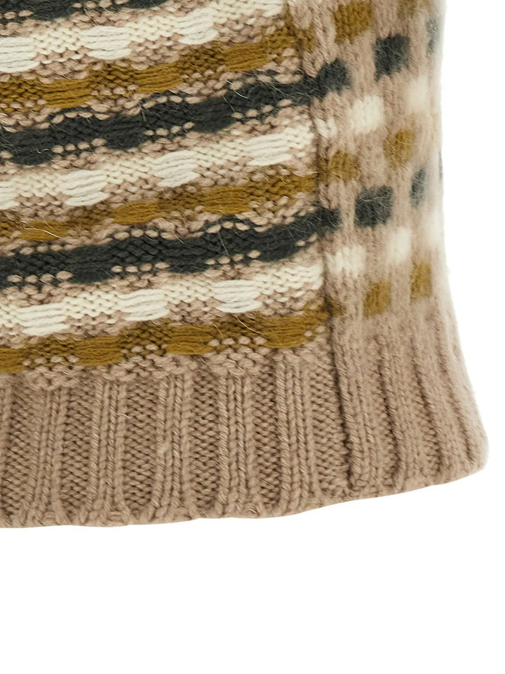 Marni Sample Sale | Marni Beige Wool Sleeveless Jacket - | Designer outlet