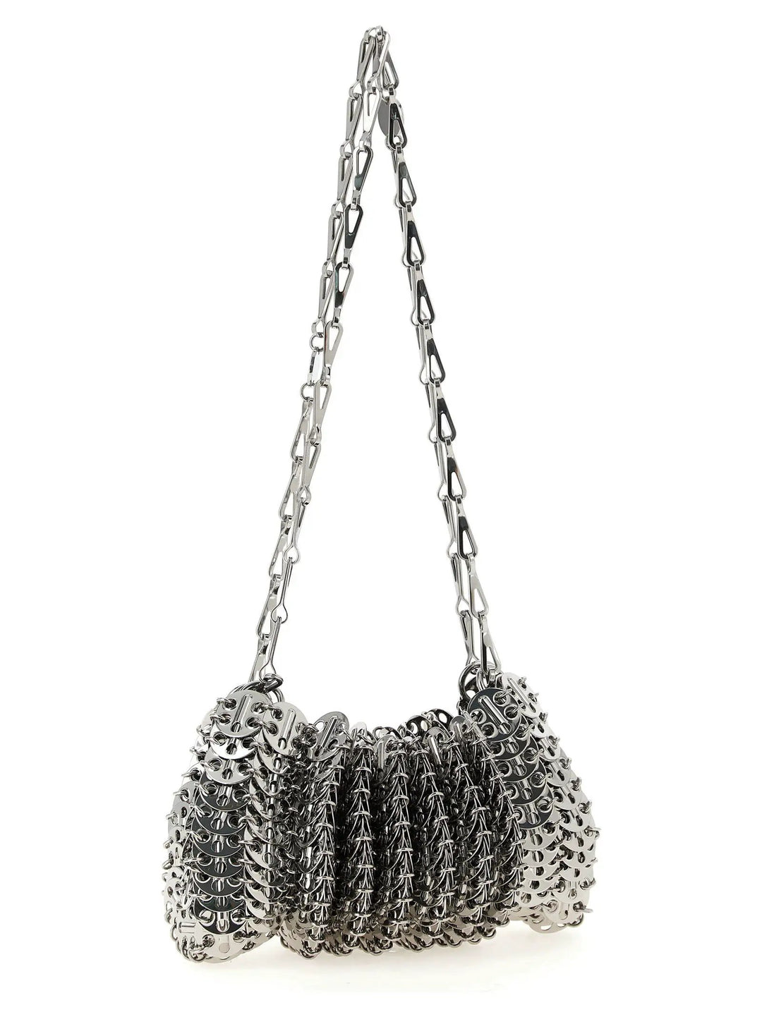 Paco Rabanne Sample Sale | Paco Rabanne Silver Stainless Steel Shoulder Bag - | Designer outlet