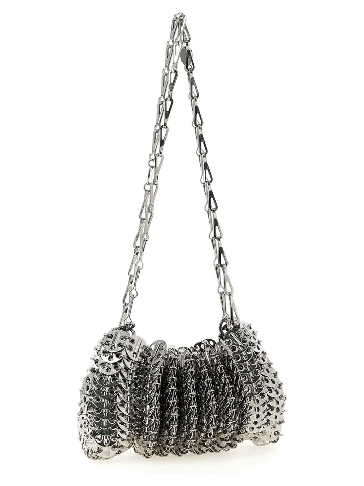 Paco Rabanne Sample Sale | Paco Rabanne Silver Stainless Steel Shoulder Bag - | Designer outlet