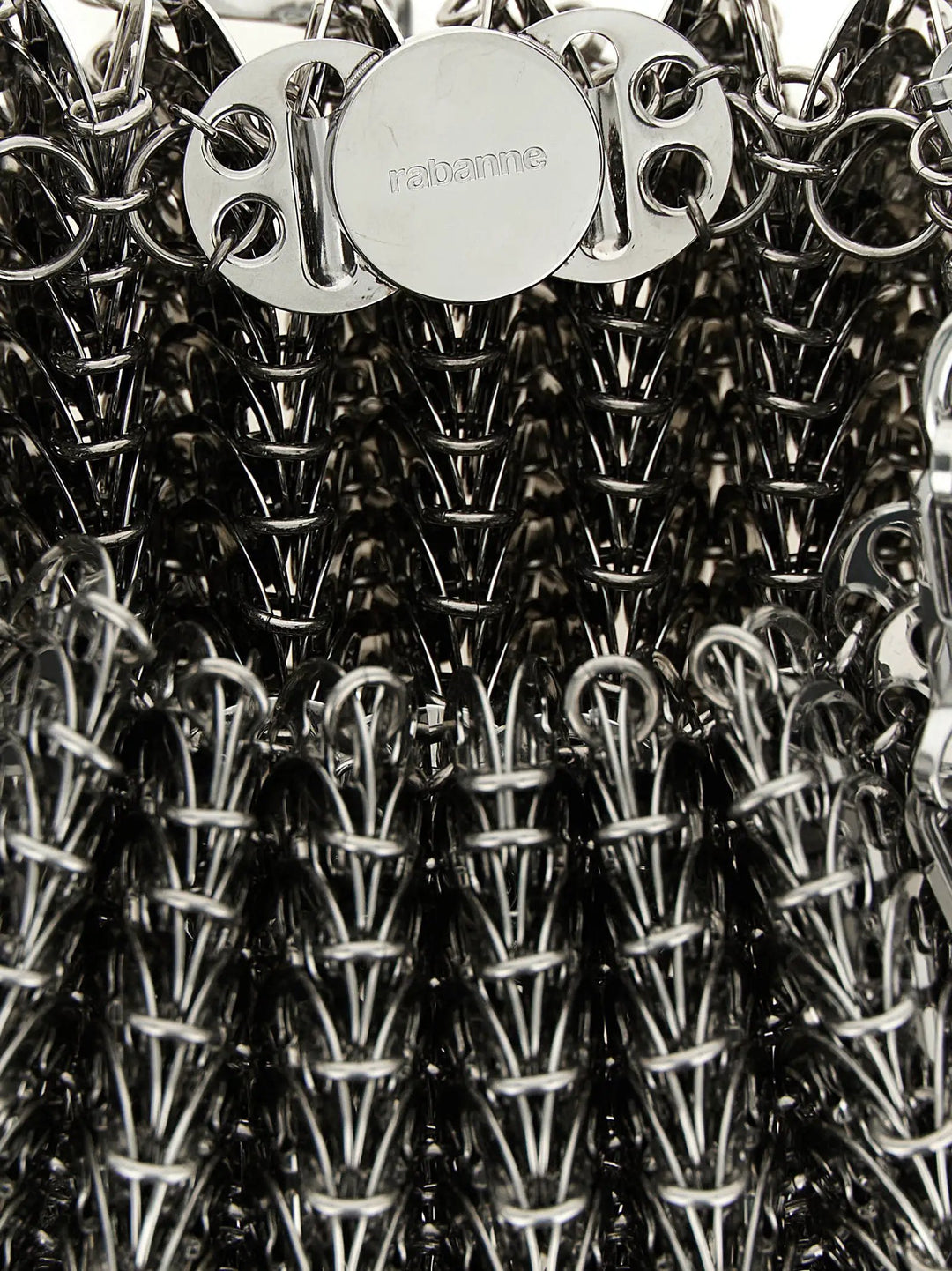 Paco Rabanne Sample Sale | Paco Rabanne Silver Stainless Steel Shoulder Bag - | Designer outlet