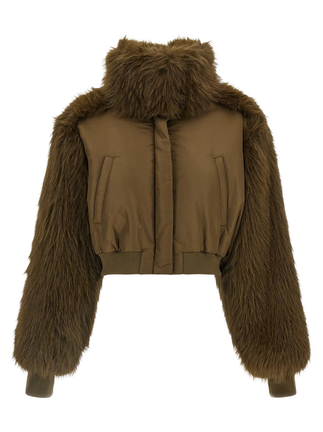Fabiana Filippi Sample Sale | Fabiana Filippi Bicolor Virgin Wool Bomber - | Designer outlet