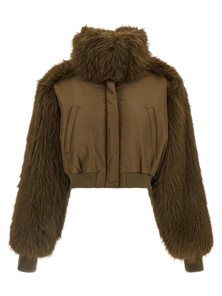 Fabiana Filippi Sample Sale | Fabiana Filippi Bicolor Virgin Wool Bomber - | Designer outlet
