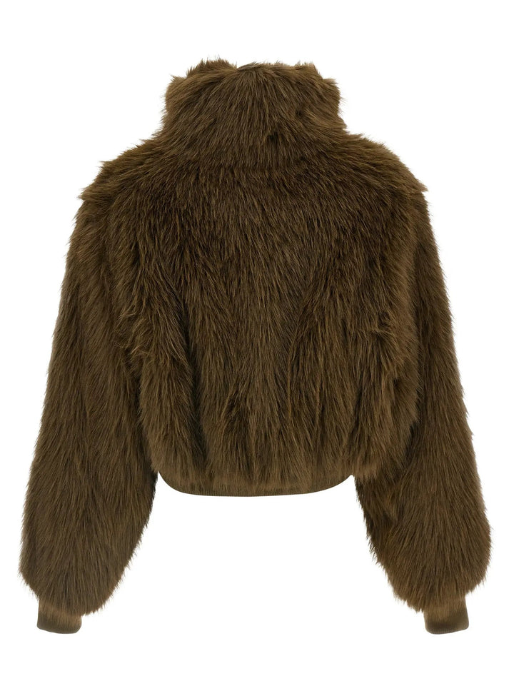 Fabiana Filippi Sample Sale | Fabiana Filippi Bicolor Virgin Wool Bomber - | Designer outlet