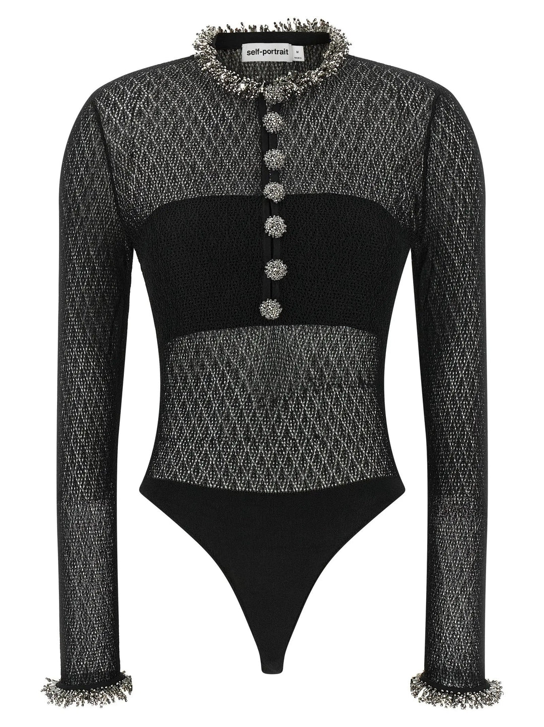 Self-Portrait Sample Sale | Self-Portrait Black Viscose Tank Tops - | Designer outlet