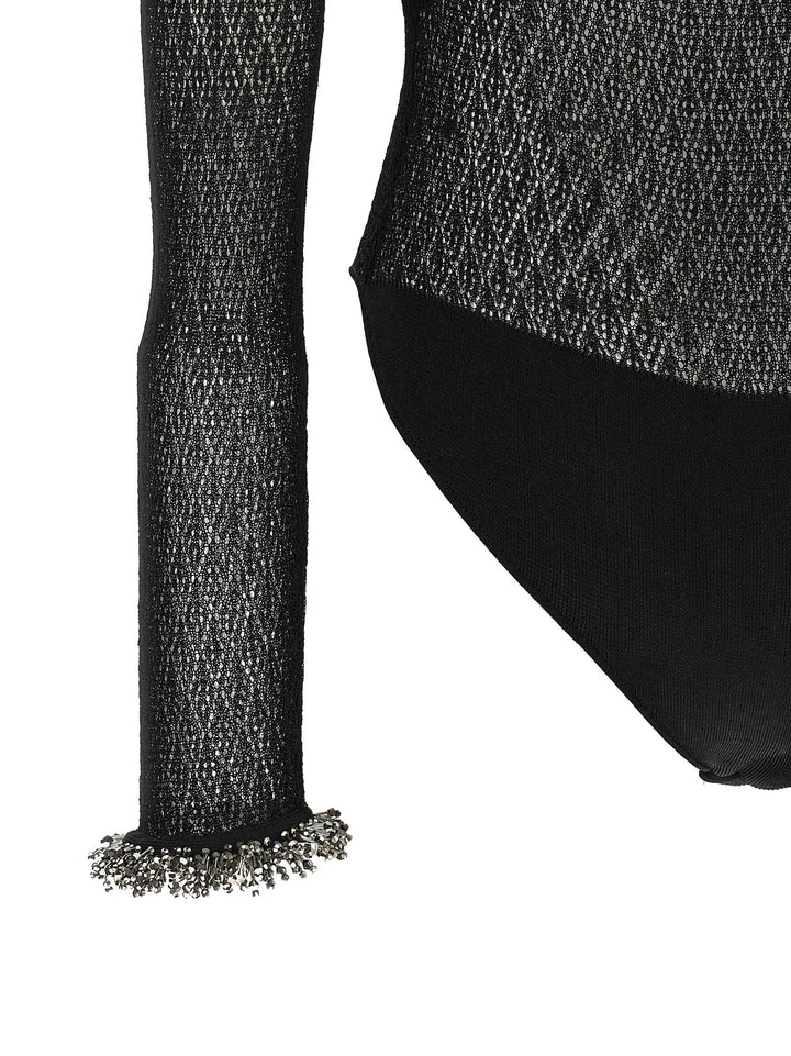 Self-Portrait Sample Sale | Self-Portrait Black Viscose Tank Tops - | Designer outlet